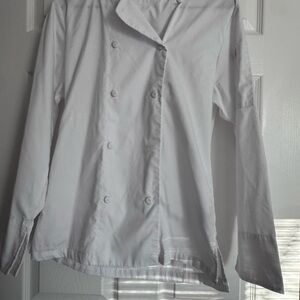 Womens white chef coat